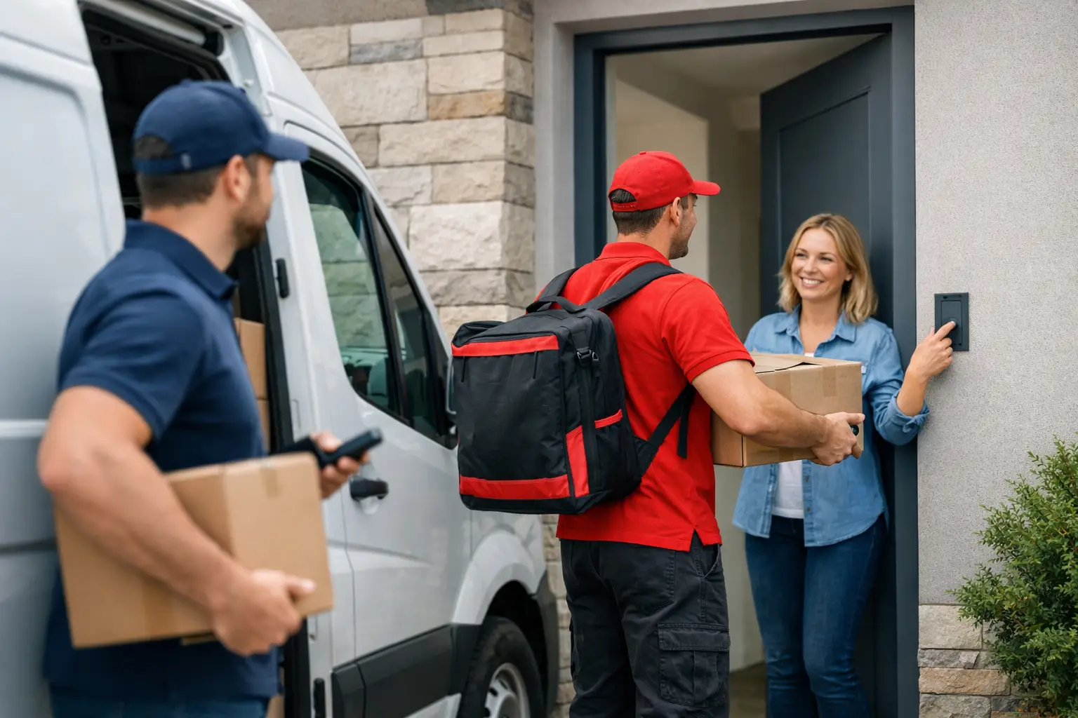 Dedicated courier service — direct door to door delivery with one driver and one vehicle