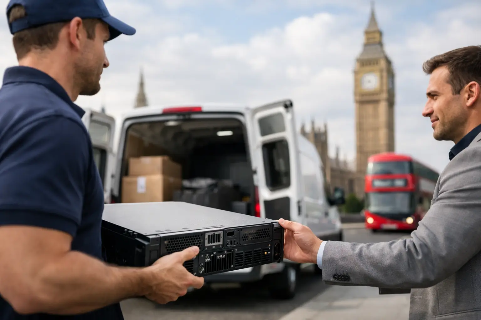City of London courier service delivering urgent documents and IT equipment across the Square Mile