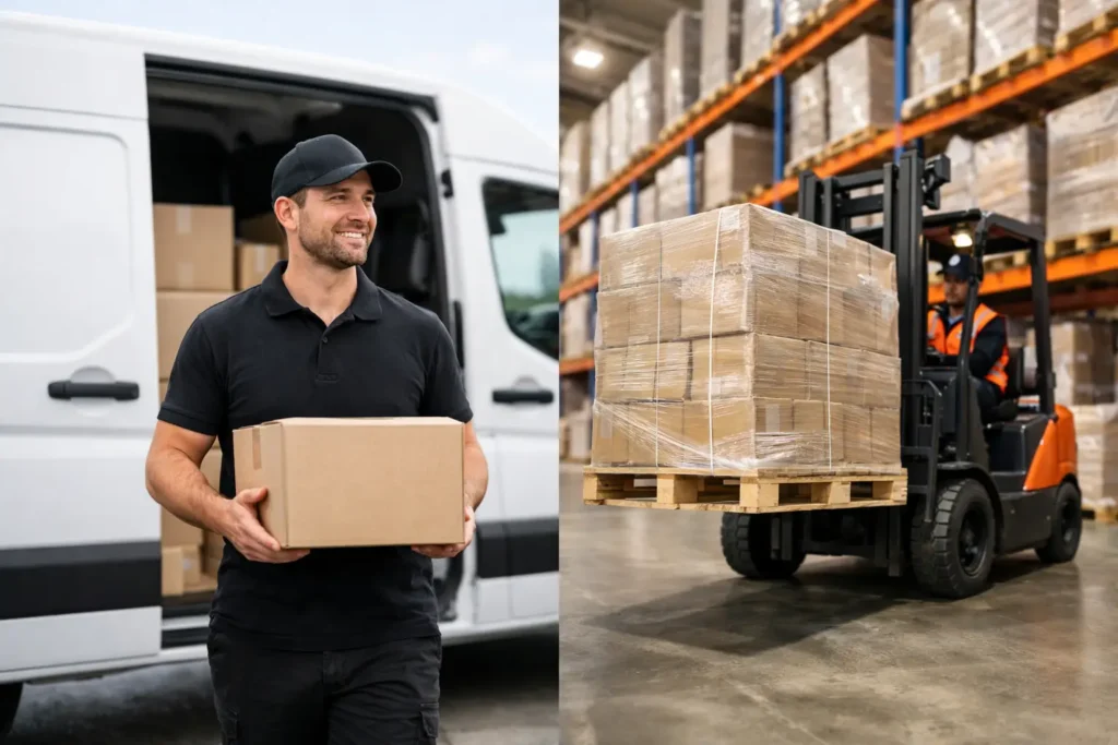 Dedicated Courier vs Pallet Network