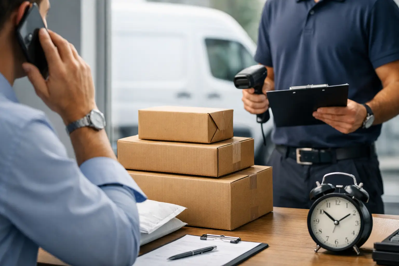 same day direct service level explained — fastest direct A to B delivery with a dedicated driver, under 60 minute collection, door-to-door non-stop 24 hours a day
